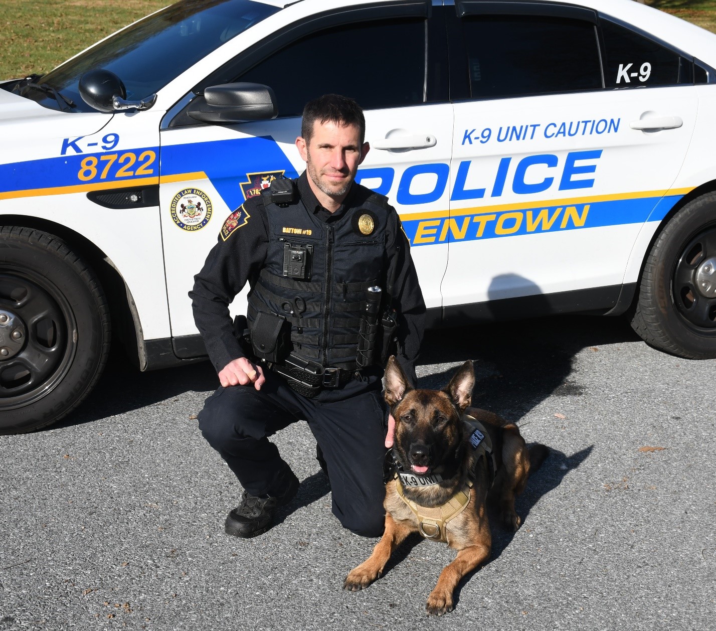 Ofc. Neil Battoni - with K9 Luka